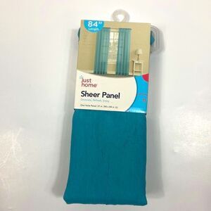 Just Home Sheer Panel Windows Curtains